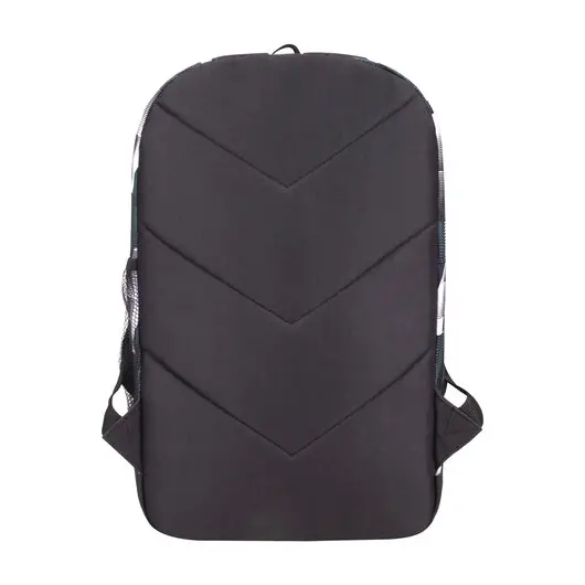 Рюкзак STAFF STRIKE универсальный, 3 кармана, черно-серый, 45х27х12 см, 270784, фото 8