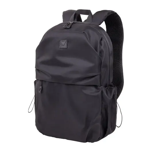 Рюкзак BRAUBERG INTENSE универсальный, с отделением для ноутбука, 2 отделения, черный, 43х31х13 см, 270800, фото 1