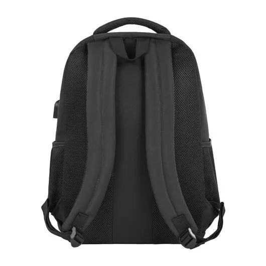Рюкзак BRAUBERG URBAN универсальный, с отделением для ноутбука, серый/черный, 46х30х18 см, 270751, фото 12