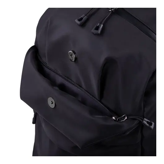 Рюкзак BRAUBERG INTENSE универсальный, с отделением для ноутбука, 2 отделения, черный, 43х31х13 см, 270800, фото 9