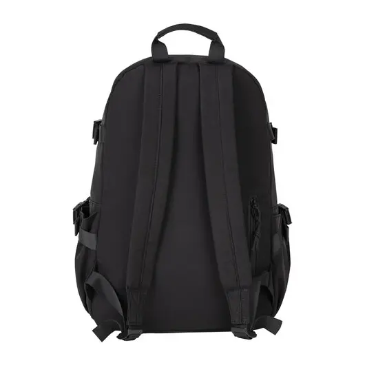 Рюкзак BRAUBERG FUSION универсальный, с отделением для ноутбука, карман-антивор, черный, 43х30х14 см, 271656, фото 5