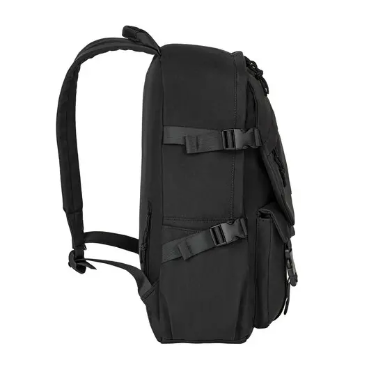 Рюкзак BRAUBERG FUSION универсальный, с отделением для ноутбука, карман-антивор, черный, 43х30х14 см, 271656, фото 7
