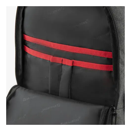 Рюкзак BRAUBERG URBAN универсальный, с отделением для ноутбука, USB-порт, &quot;Charge&quot;, серый, 46х31х15 см, 271655, фото 7