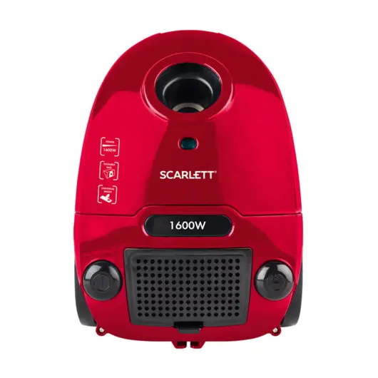 Пылесос SCARLETT SC-VC80B63 с пылесборником, 1600Вт, мощность всасывания 360Вт, красный, фото 9