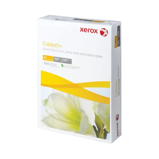 Бумага XEROX COLOTECH PLUS, А4, 100 г/м2, 500 л., для полноцветной лазерной печати, А++, Австрия, 170% (CIE), 003R98842, фото 1