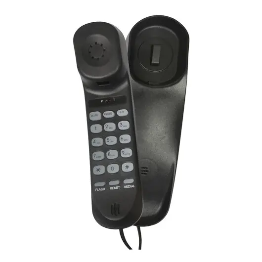 Телефон RITMIX RT-002 black, удержание звонка, тональный/импульсный режим, повтор, черный, 80002229, фото 2