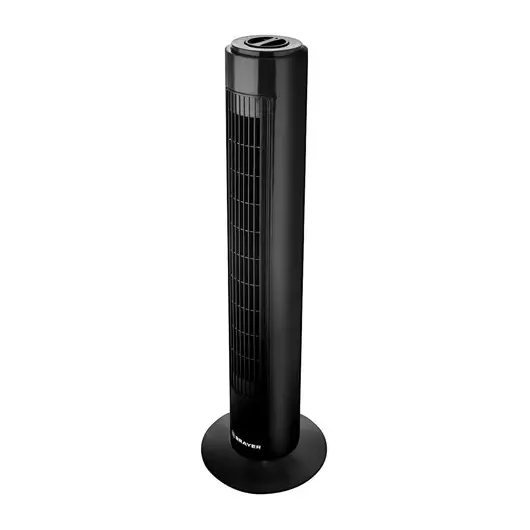 Вентилятор напольный колонный, 3 режима, BRAYER BR4952BK, 50 Вт, черный, фото 2