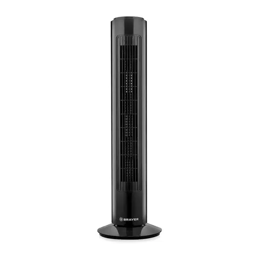 Вентилятор напольный колонный, 3 режима, BRAYER BR4952BK, 50 Вт, черный, фото 1