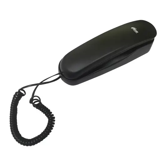 Телефон RITMIX RT-002 black, удержание звонка, тональный/импульсный режим, повтор, черный, 80002229, фото 1