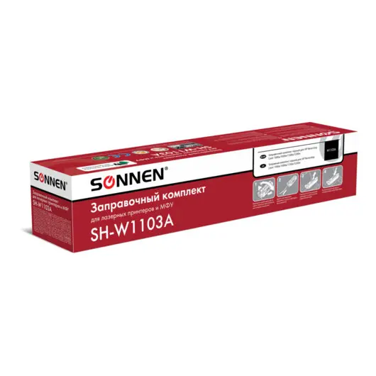 Заправочный комплект SONNEN (SH-W1103A) для HP Neverstop Laser 1000A/1000W/1200A/1200W, ресурс 2500 стр., 364091, фото 1