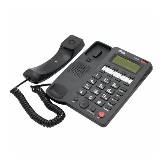 Телефон RITMIX RT-550 black, АОН, спикерфон, память 100 номеров, тональный/импульсный режим, 80001483, фото 2