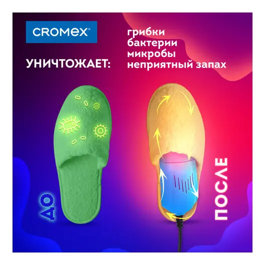 Сушилка для обуви электрическая, раздвижная, сушка для обуви, 12 Вт, CROMEX, SD4, 456197, фото 2