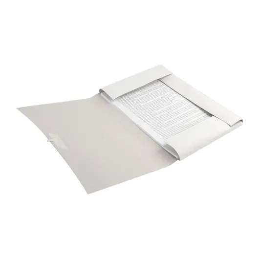 Папка для бумаг с завязками картонная ОФИСМАГ, гарантированная плотность 220 г/м2, до 200 листов, 127817, фото 6