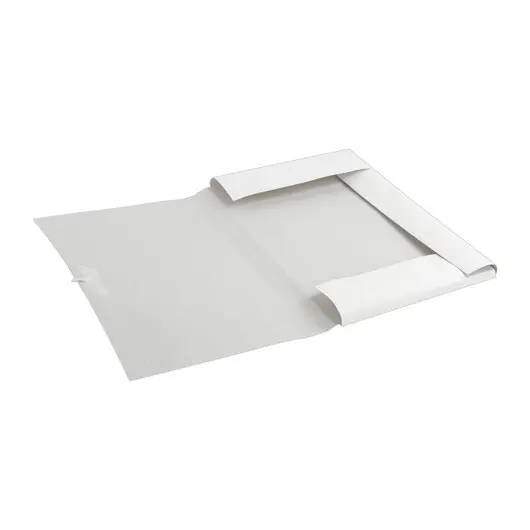 Папка для бумаг с завязками картонная мелованная ОФИСМАГ, гарантированная плотность 320 г/м2, до 200 листов, 124568, фото 4
