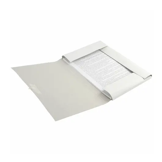 Папка для бумаг с завязками картонная ОФИСМАГ, гарантированная плотность 280 г/м2, до 200 листов, 124569, фото 5