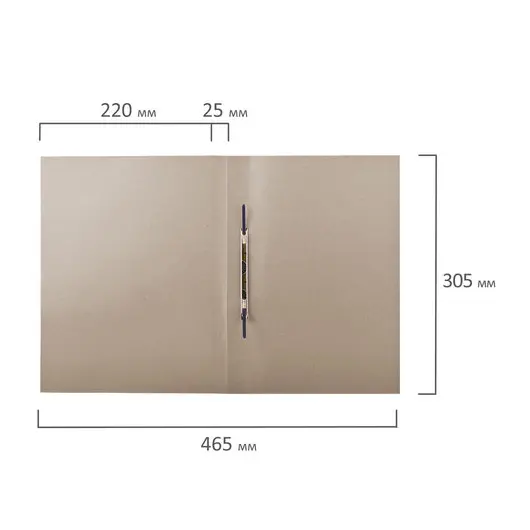 Скоросшиватель картонный ОФИСМАГ, гарантированная плотность 280 г/м2, до 200 листов, 124577, фото 8
