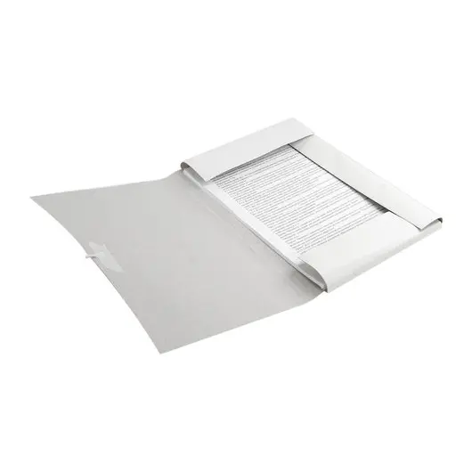 Папка для бумаг с завязками картонная мелованная ОФИСМАГ, гарантированная плотность 320 г/м2, до 200 листов, 124568, фото 6
