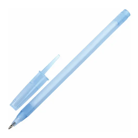 Ручка шариковая ОФИСМАГ i-STICK, СИНЯЯ, пишущий узел 0,7 мм, линия письма 0,35 мм, 143227, BP228, фото 2