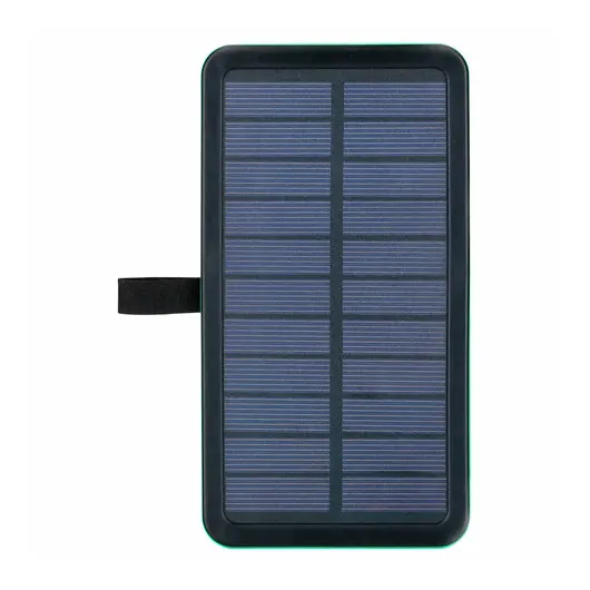 Аккумулятор внешний POWER BANK 10000mAh CACTUS CS-PBFSPT-10000, 2 USB, солнечная бата, 1205749, фото 1