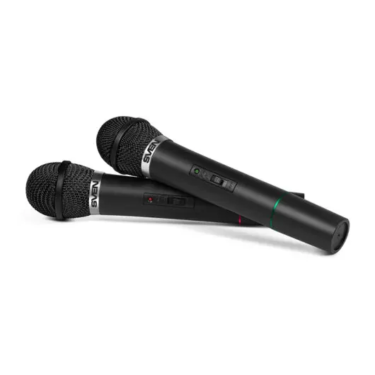 Микрофоны SVEN MK-715 набор, беспроводные, радиус действия до 30 м, черные, SV-020064, фото 2