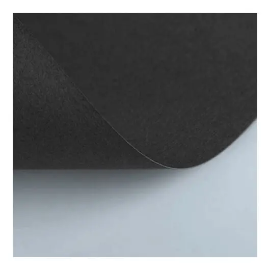 Бумага (картон) для творчества (1 лист) Fabriano Elle Erre А2+ 500х700 мм, 220 г/м2, черный, 42450715, фото 1