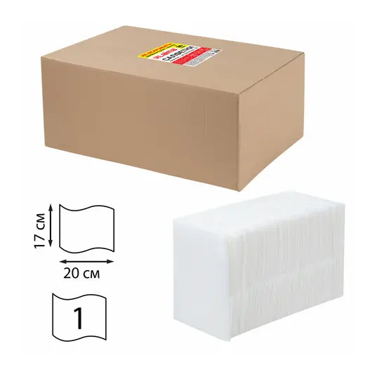 Салфетки бумажные для диспенсера (N2), LAIMA PREMIUM, КОМПЛЕКТ 36 пачек по 300 шт., 20х17 см, белые, 115501, фото 8