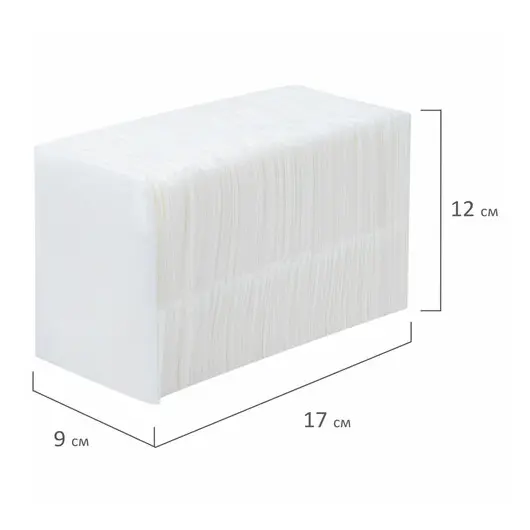 Салфетки бумажные для диспенсера (N2), LAIMA PREMIUM, КОМПЛЕКТ 36 пачек по 300 шт., 20х17 см, белые, 115501, фото 14