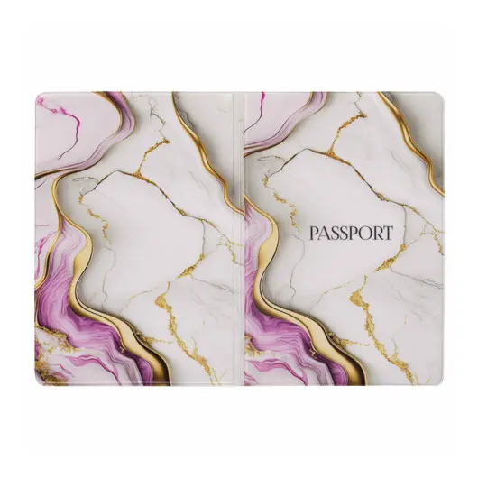 Обложка для паспорта &quot;Cool Mix&quot;, 10 дизайнов ассорти, цветной принт, ПВХ, STAFF, 238340, фото 4