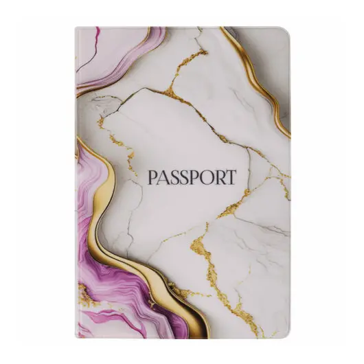Обложка для паспорта &quot;Cool Mix&quot;, 10 дизайнов ассорти, цветной принт, ПВХ, STAFF, 238340, фото 3