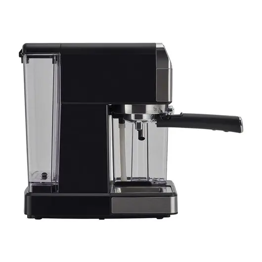 Кофеварка рожковая POLARIS PCM 1535E, 1400 Вт, объем 1,8 л, 15 бар, автокапучинатор, черная, 37135, фото 6