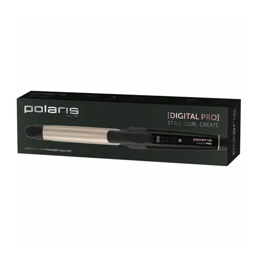 Щипцы для завивки волос POLARIS PHS 2533KT Digital PRO, диаметр 25 мм, 5 режимов нагрева 120-200 °С, керамика, 64476, фото 15