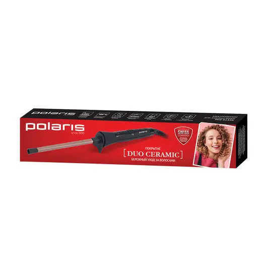 Стайлер для волос POLARIS PHS 8135K, рабочее полотно 8x6x135 мм, макс. темпер. 180°C, черный, 25347, фото 9