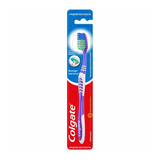 Зубная щетка COLGATE &quot;Эксперт чистоты&quot;, средней жесткости, 5900273001566, фото 3