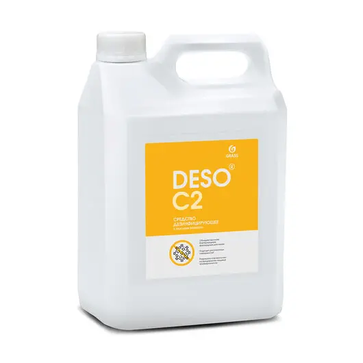Средство моющее c дезинфицирующим эффектом 5 кг, GRASS DESO C2, ЧАС, концентрат, 550066, фото 1