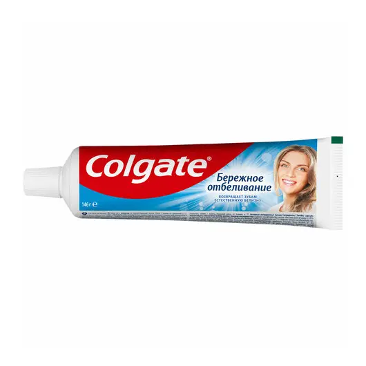 Зубная паста 100 мл COLGATE &quot;Бережное отбеливание&quot;, с фторидом и кальцием, 7891024188279, фото 3