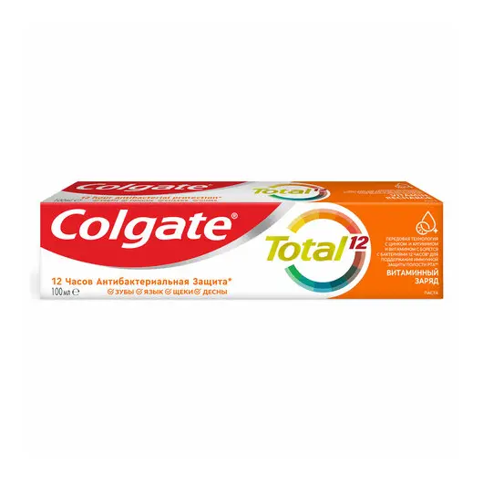 Зубная паста 100 мл COLGATE &quot;Total&quot;, витамин С, с фторидом, 6920354832833, фото 5