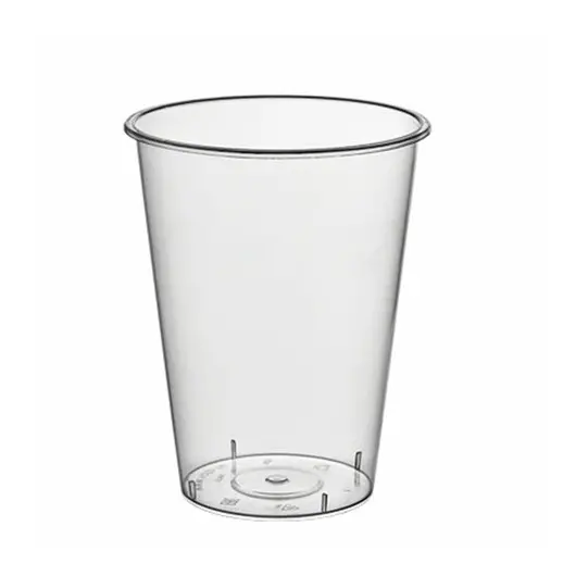 Стакан одноразовый пластиковый, прозрачный, сверхплотный, 375 мл, &quot;Bubble Cup&quot;, ВЗЛП, 1020ГП, фото 1