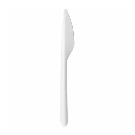 Нож одноразовый полипропиленовая 173 мм, белый, ПРЕМИУМ, ВЗЛП, 4031Б, фото 1