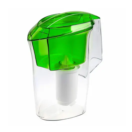 Кувшин-фильтр для очистки воды ГЕЙЗЕР &quot;Дельфин&quot;, 3 л, 2 сменных картриджа, зеленый, 62035, фото 2