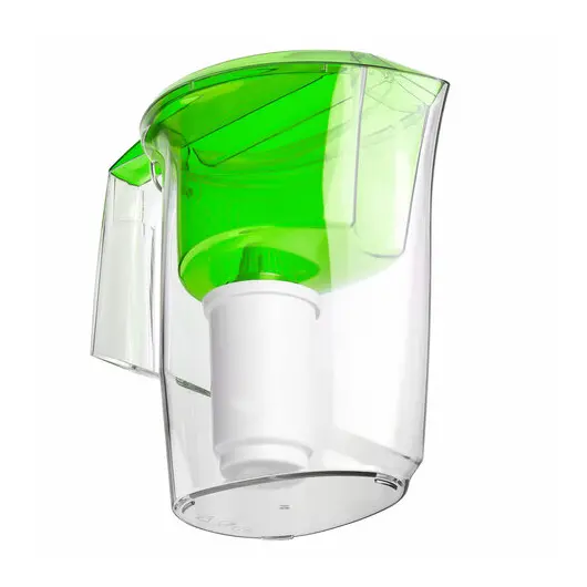 Кувшин-фильтр для очистки воды ГЕЙЗЕР &quot;Дельфин&quot;, 3 л, 2 сменных картриджа, зеленый, 62035, фото 3