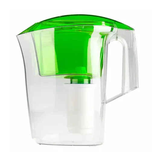 Кувшин-фильтр для очистки воды ГЕЙЗЕР &quot;Дельфин&quot;, 3 л, 2 сменных картриджа, зеленый, 62035, фото 1